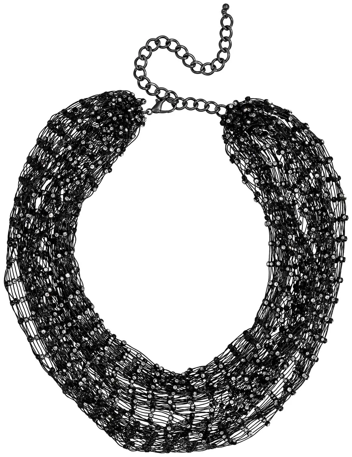 Collar - Hematite Mesh