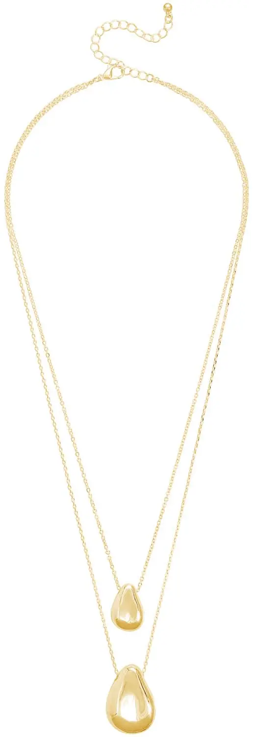 Collier multirangs - Golden Drops