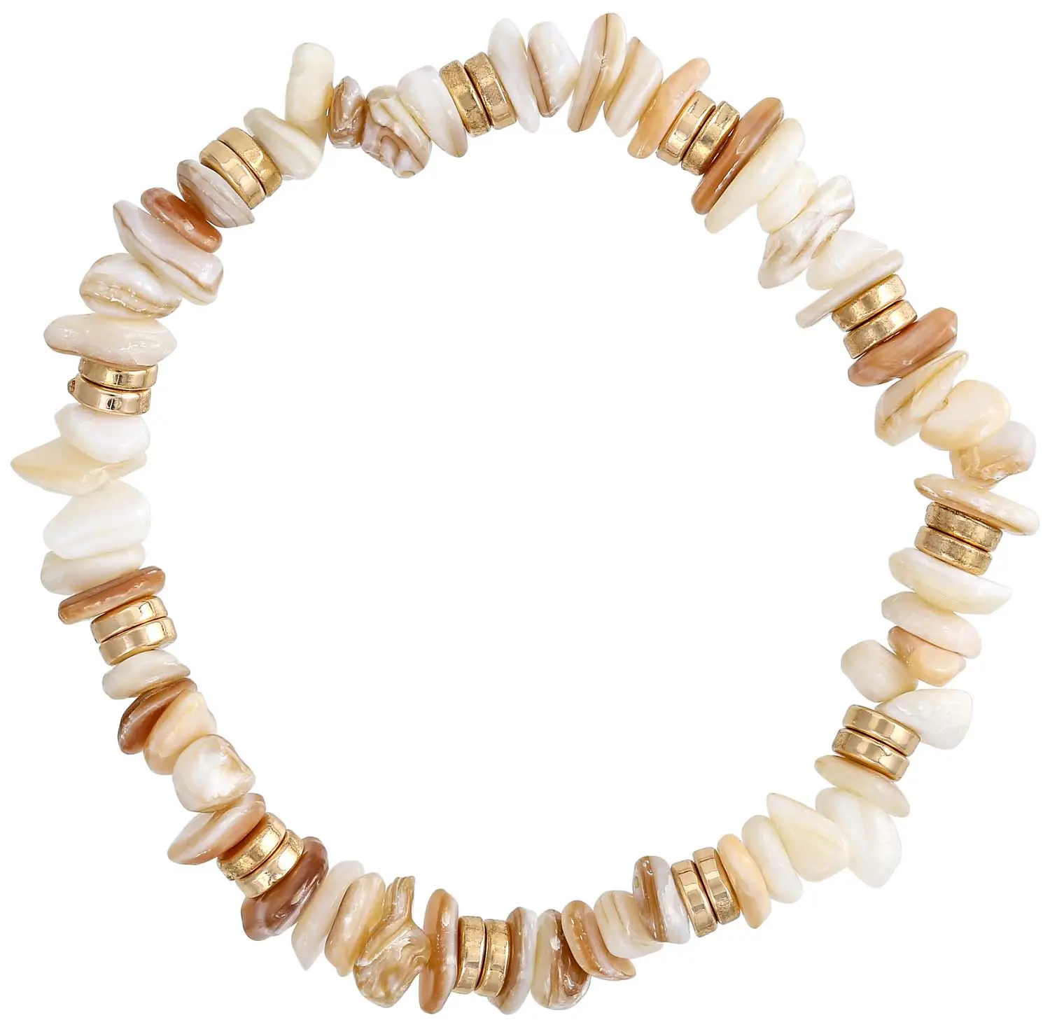 Armband - Beige Shells