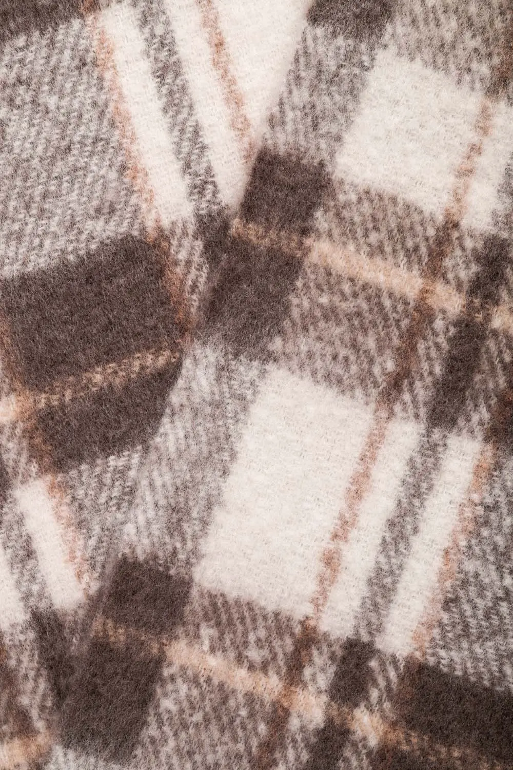 Schal - Checkered Beige