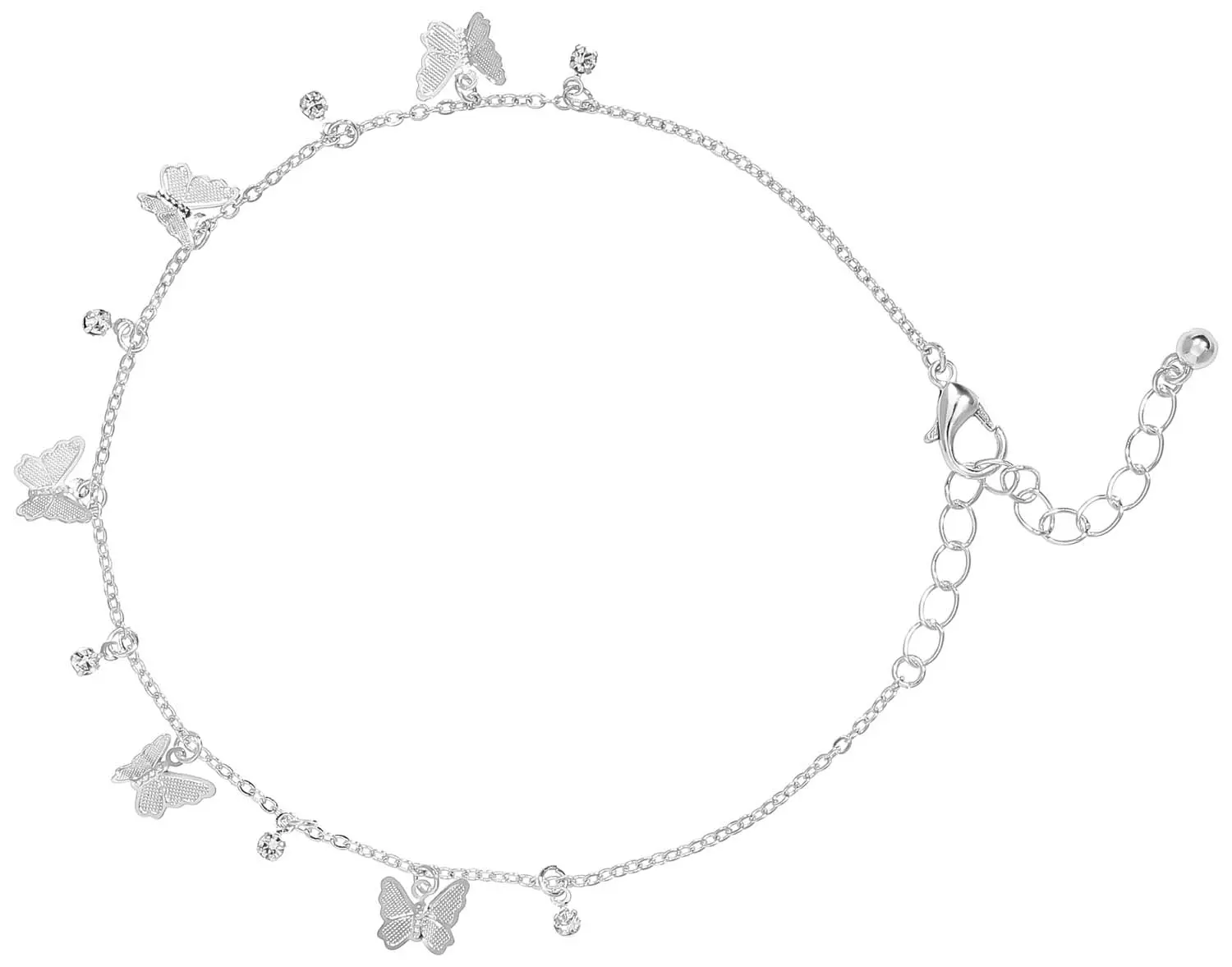 Pulsera tobillera - Silver Nature