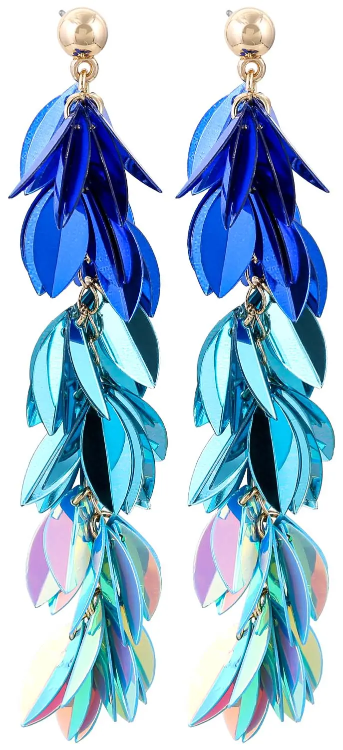 Pendientes - Holographic Blue