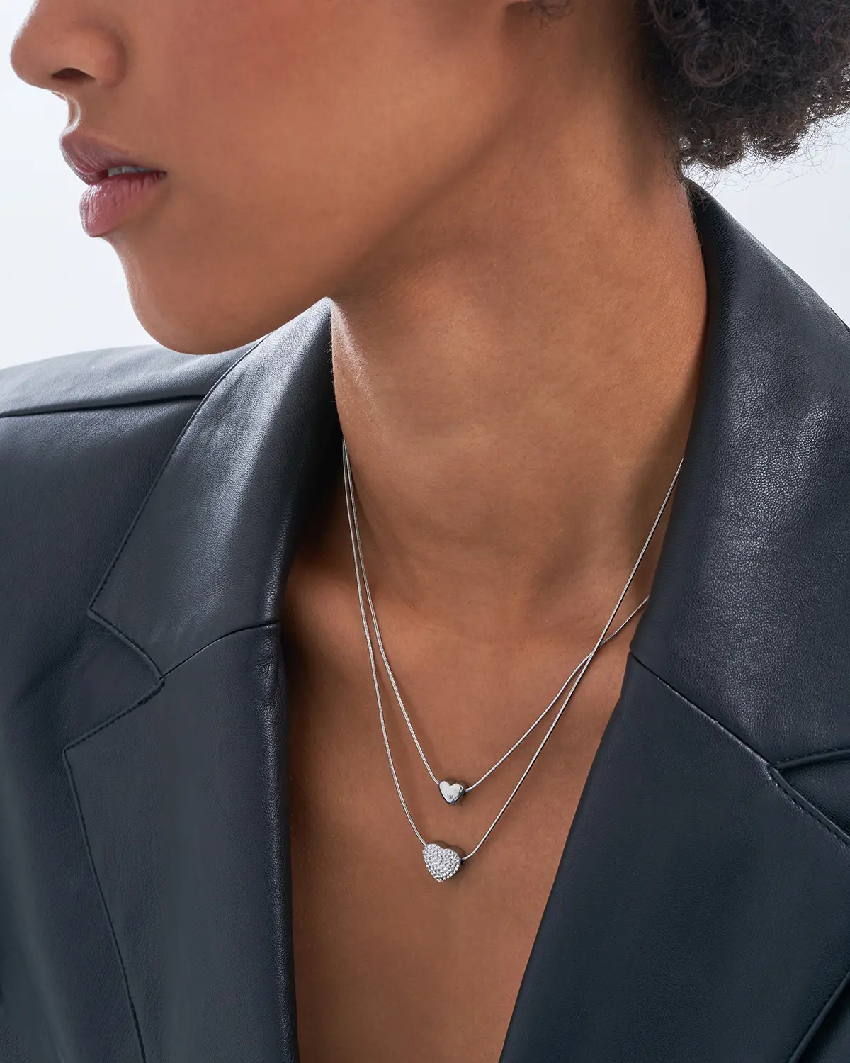 Layering Kette - Steel Heart