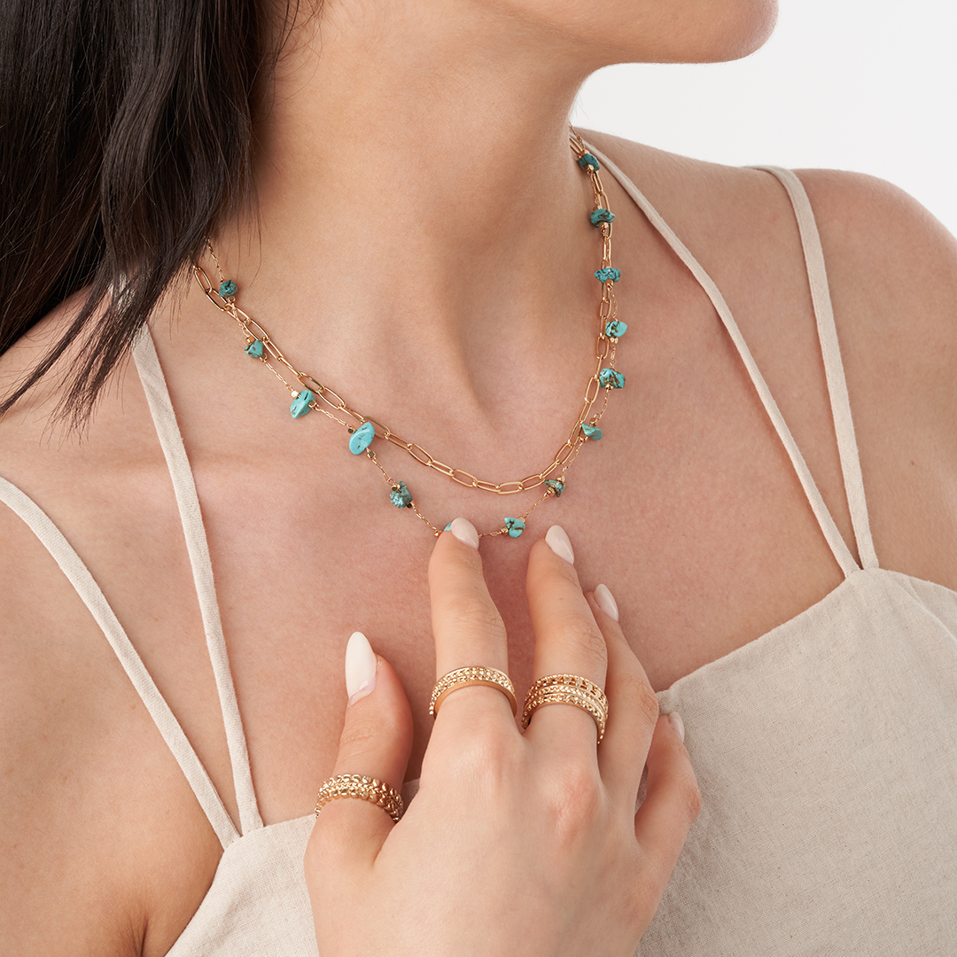 Ensemble de colliers - Shiny Turquoise