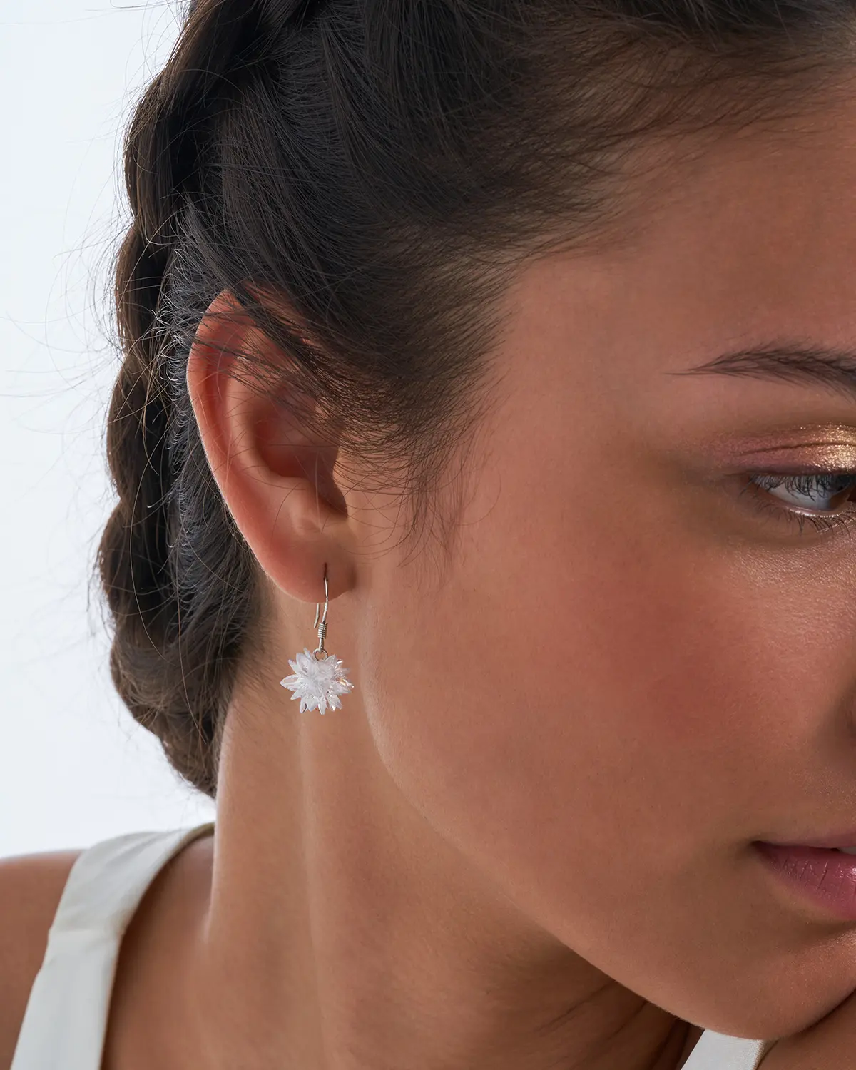 Boucles d'oreilles - Snowball