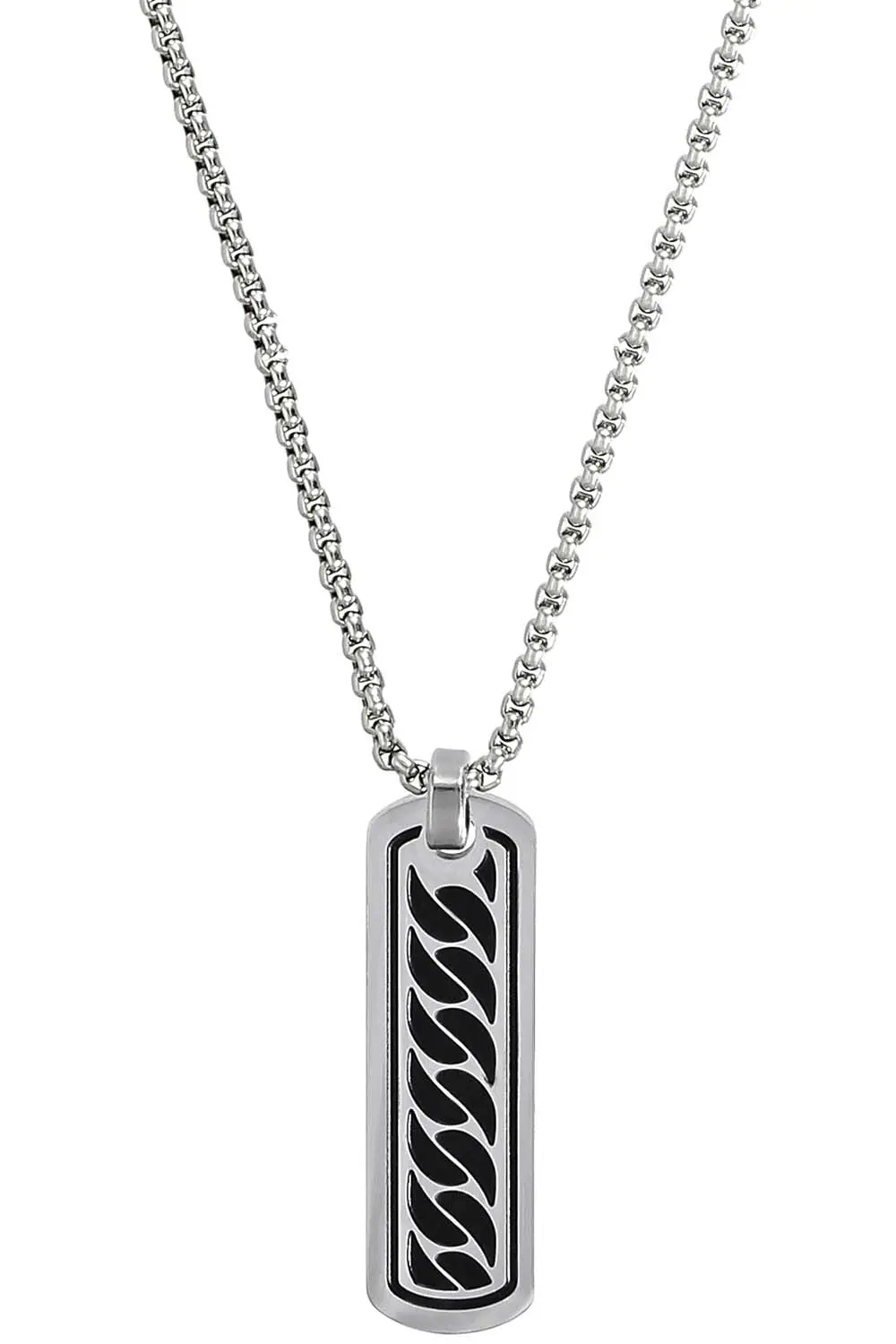 Collier pour homme - Casual Silver