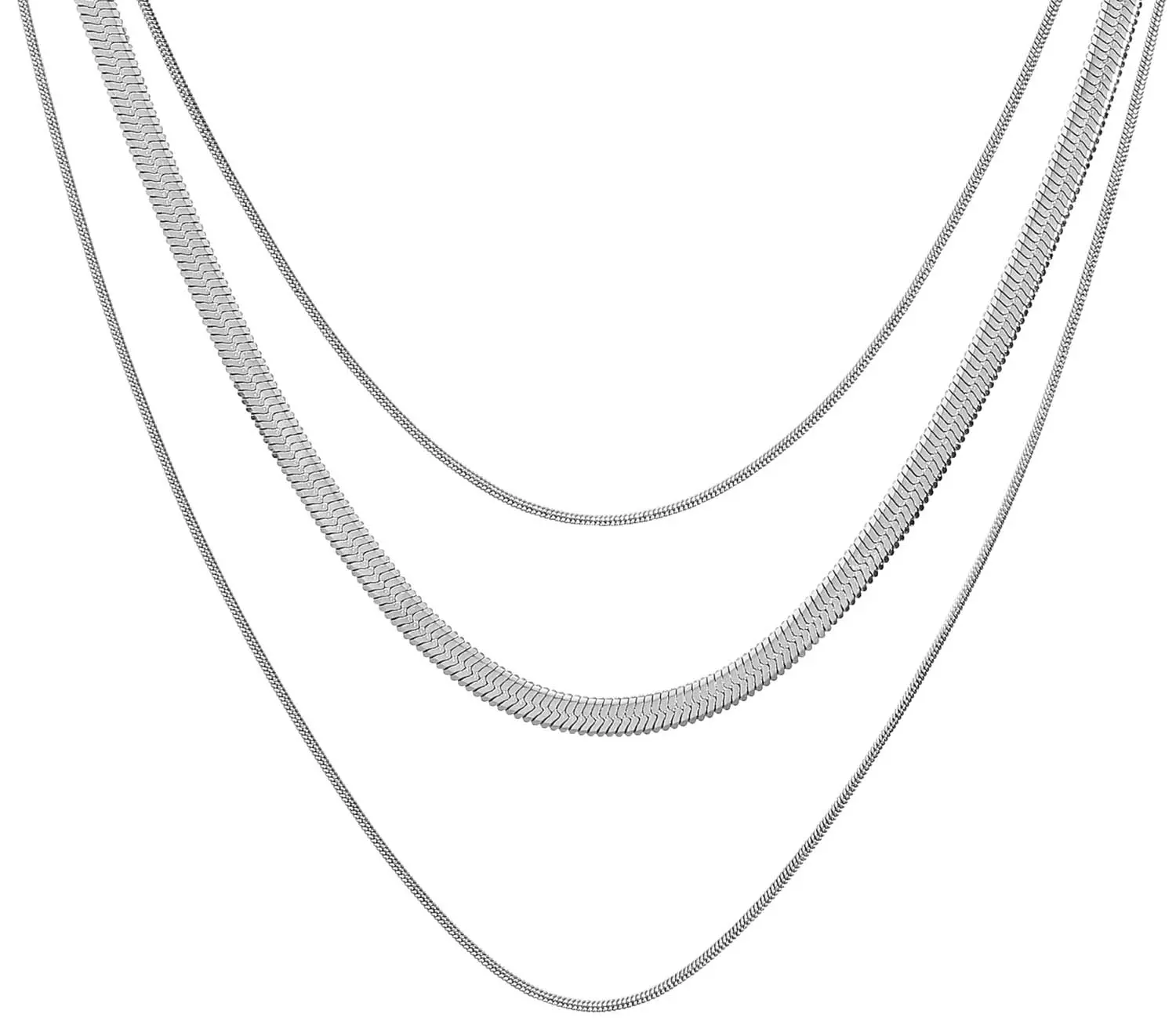 Layering ketting - Classic Steel