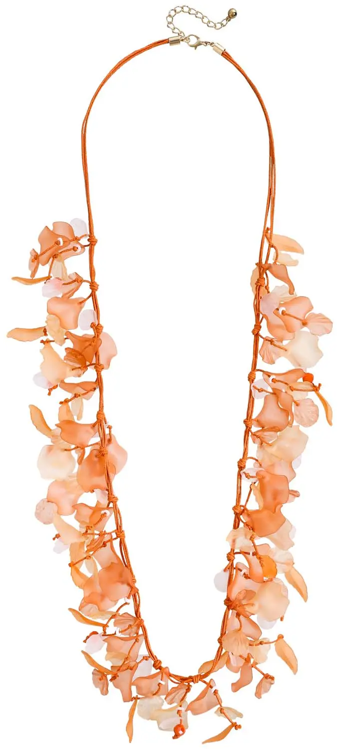 Collier - Orange Petals