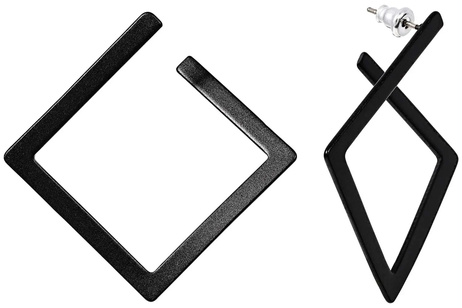 Pendientes - Black Square