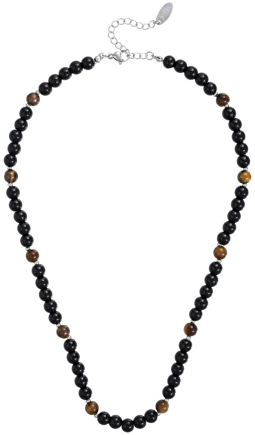 Collar para hombre - Brown Tigereye