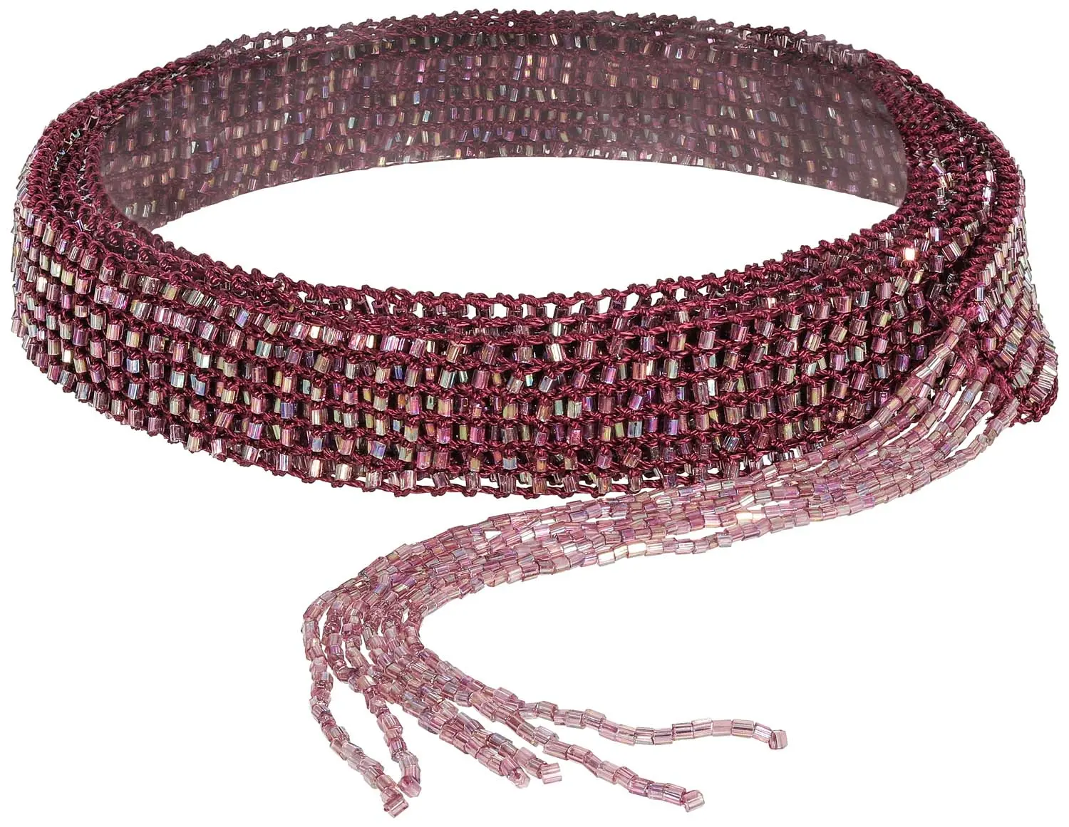 Collier ras du cou - Purple Beads