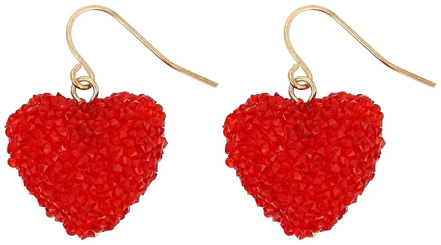 Pendants d'oreilles - Red Hearts