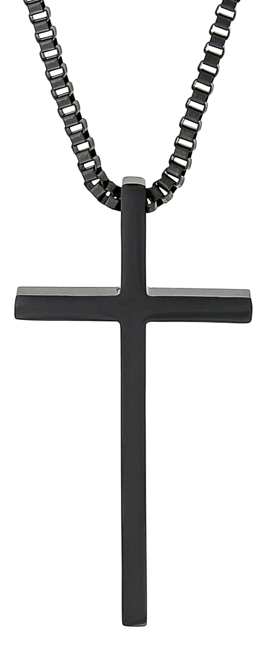 Herren Kette - Black Cross