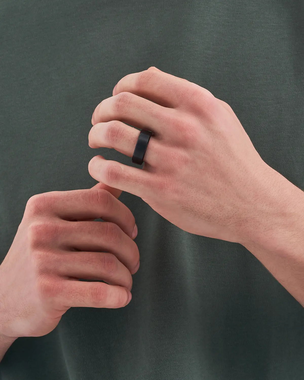 Herren Ring - Simply Black