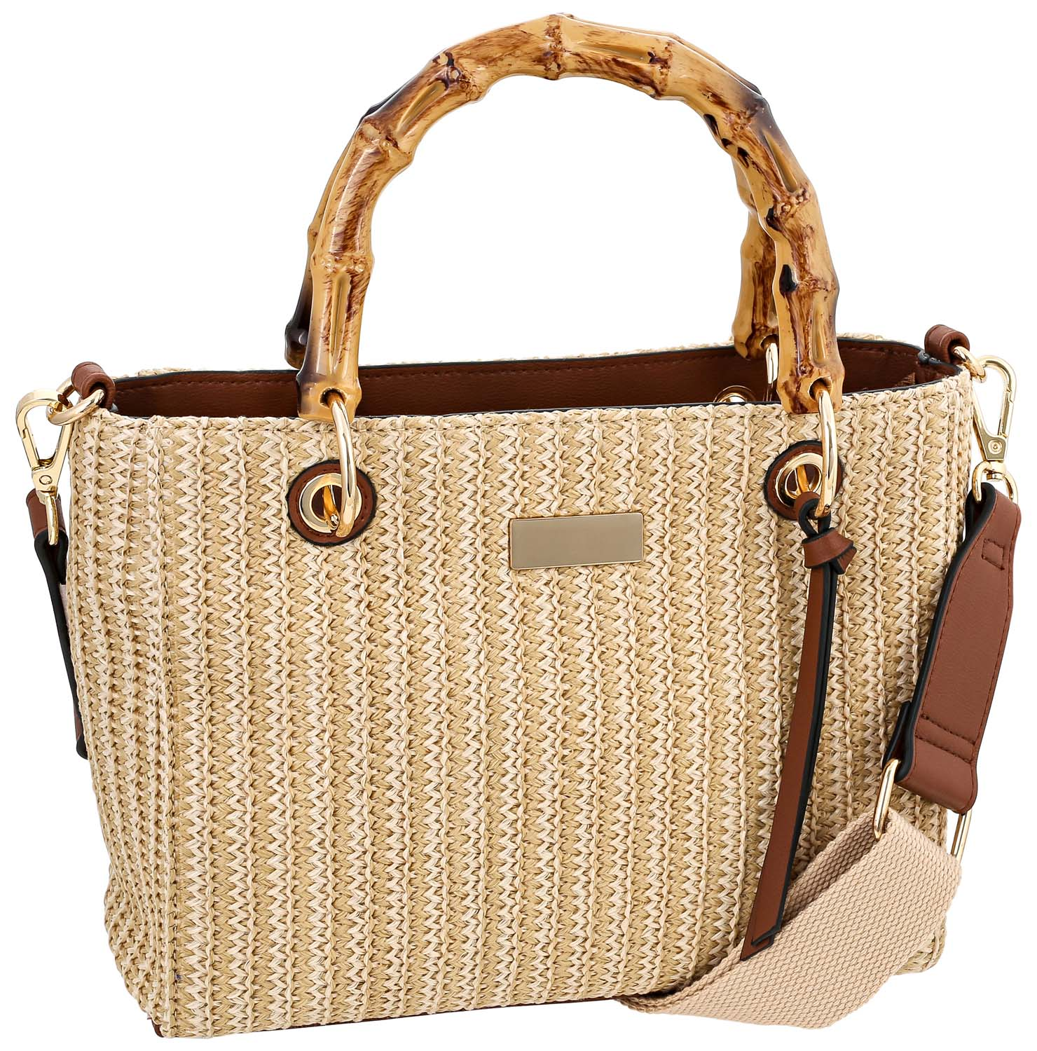 Tasche - Beige Bamboo