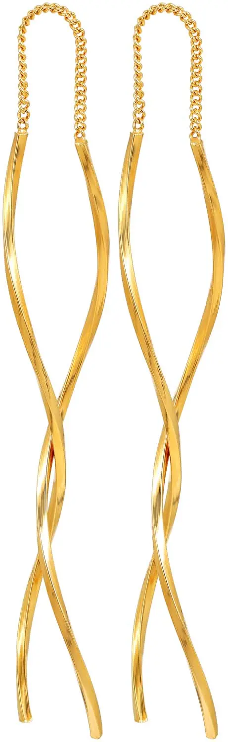 Orecchini a pendente - Golden Spiral
