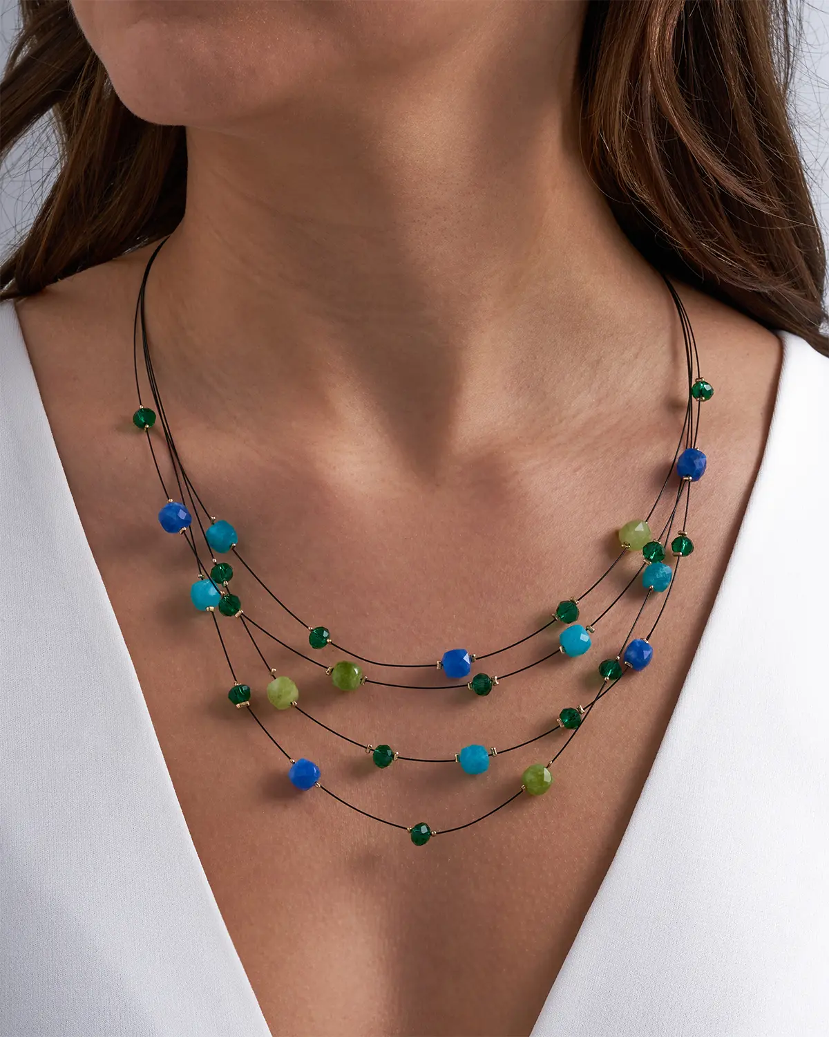 Collar a capas - Jade Stone