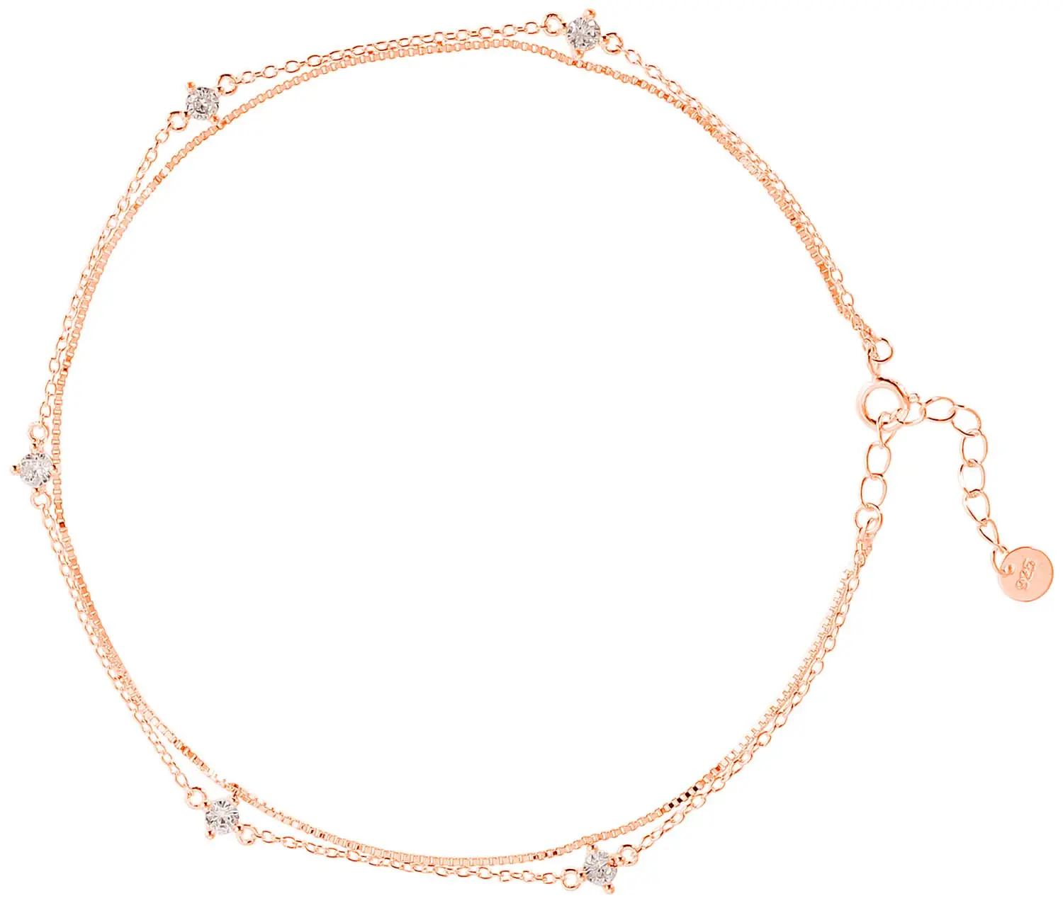 Bracelet de cheville - Timeless Zirkonia