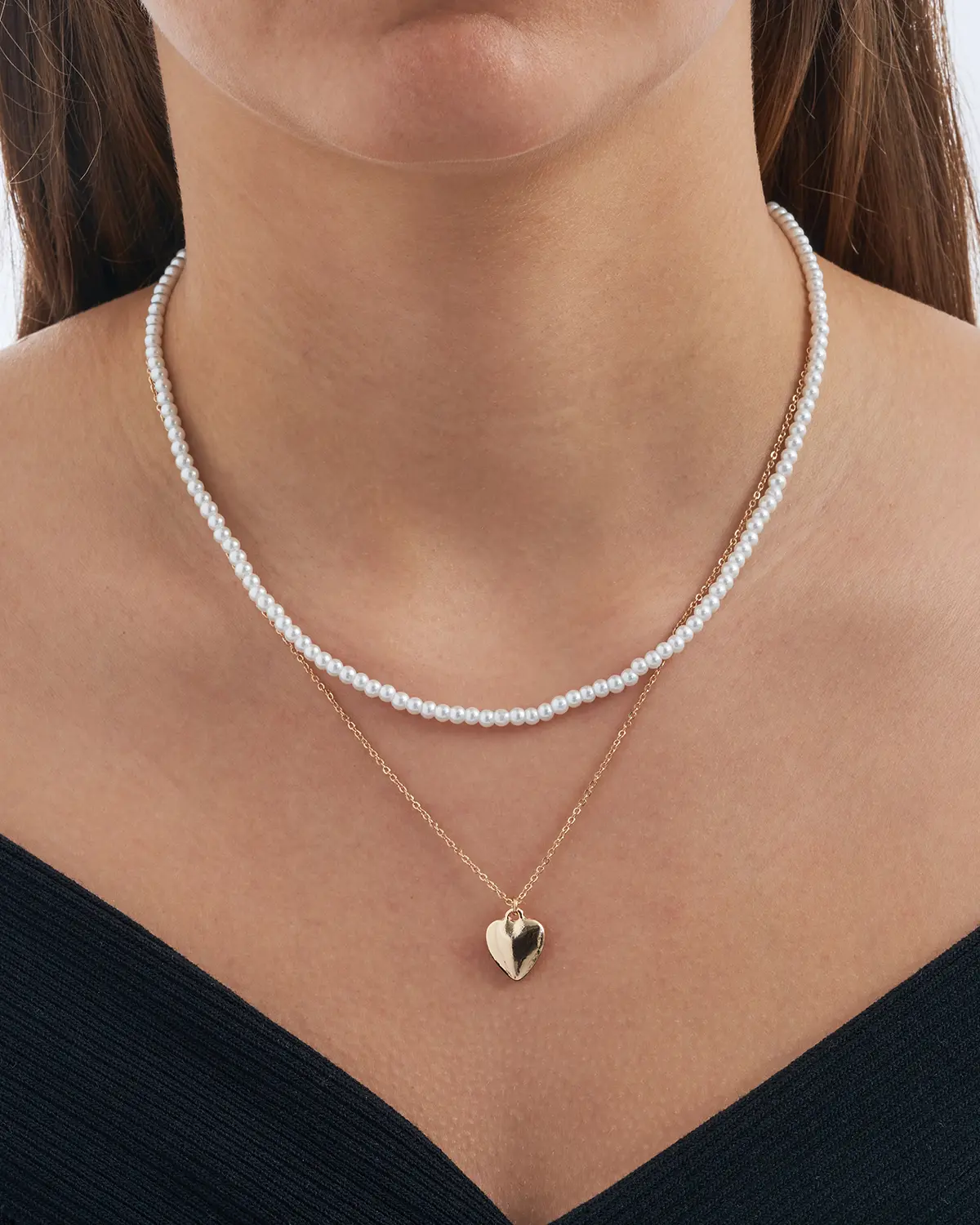 Layering Kette - Pretty Pearl