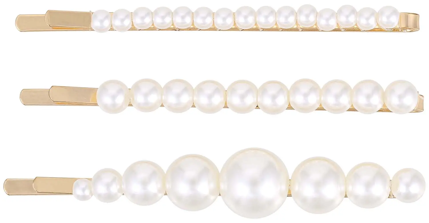 Set di forcine per capelli - Shiny Pearls