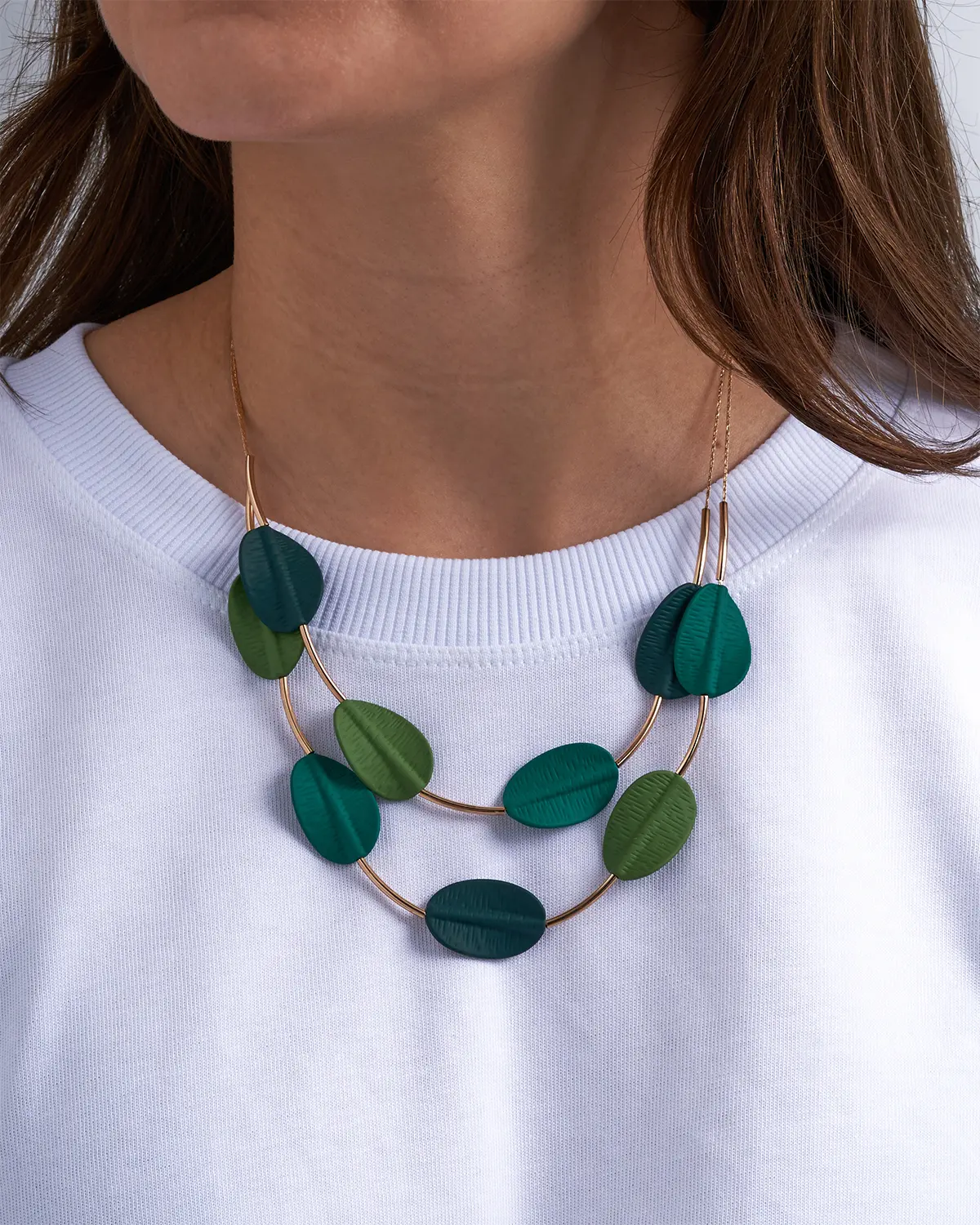 Collier multirangs - Forest Glow