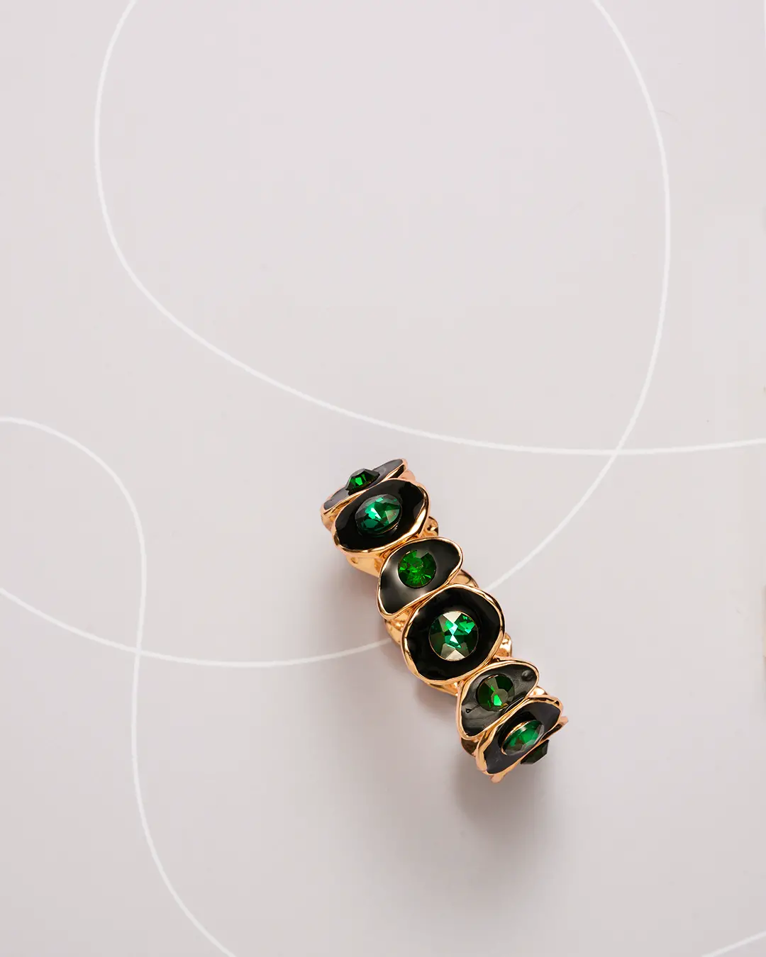 Pulsera - Asymmetrical Emerald