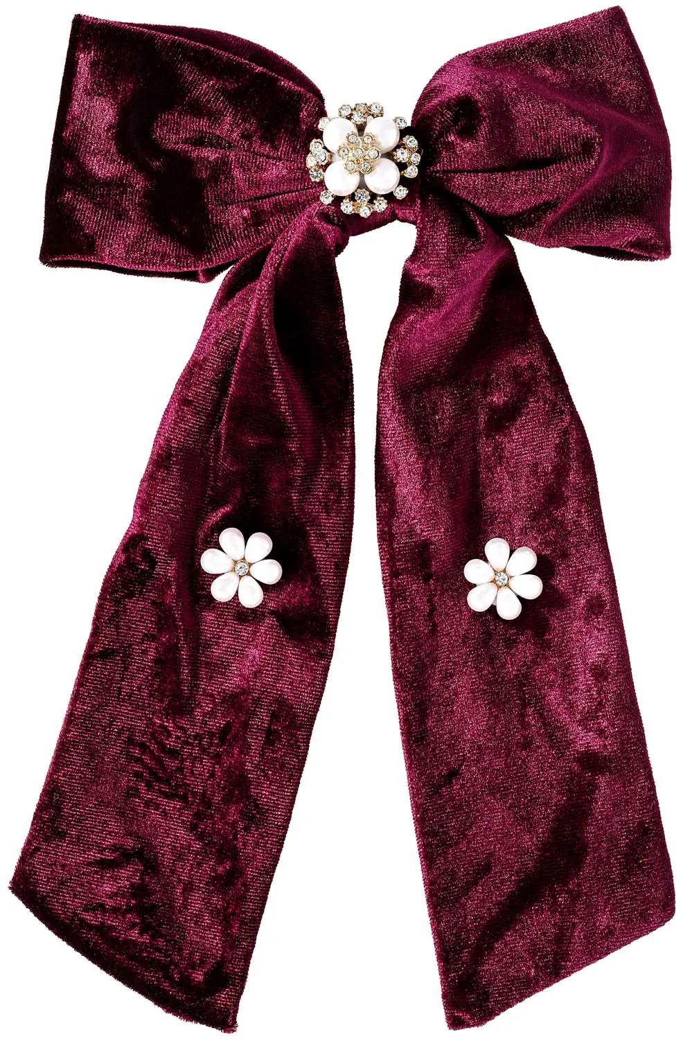 Haarspange - Burgundy Bow