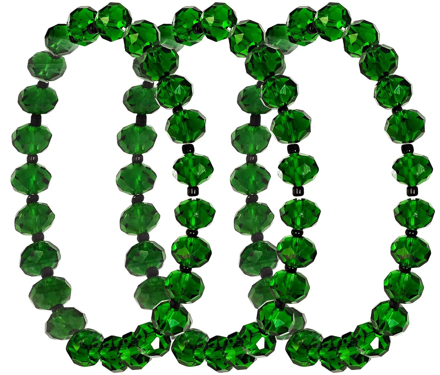 Set di braccialetti - Green Glam