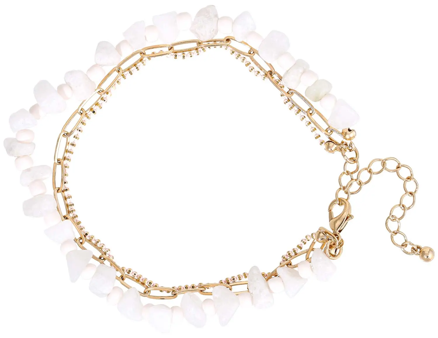 Bracelet de cheville - White Jade