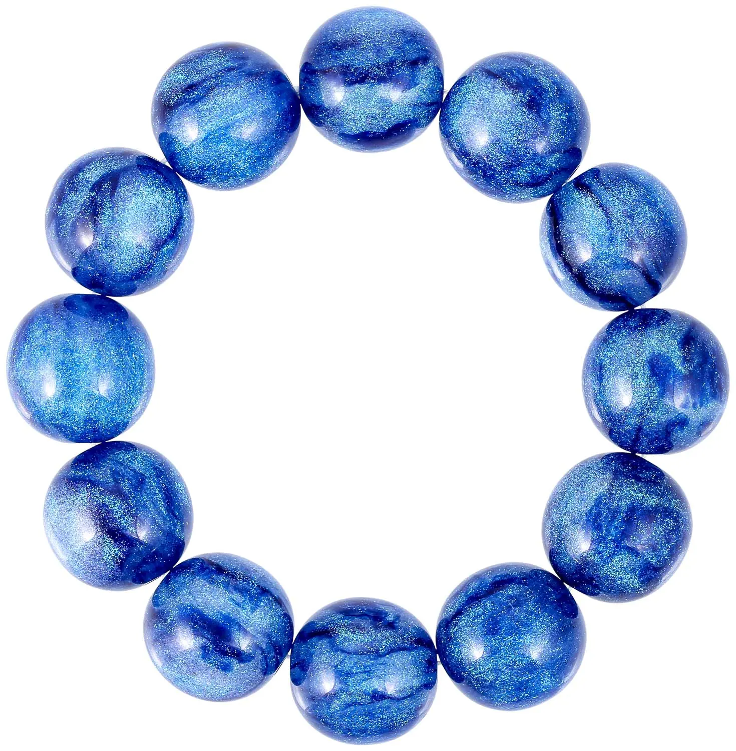 Bracelet - Glitter Blue