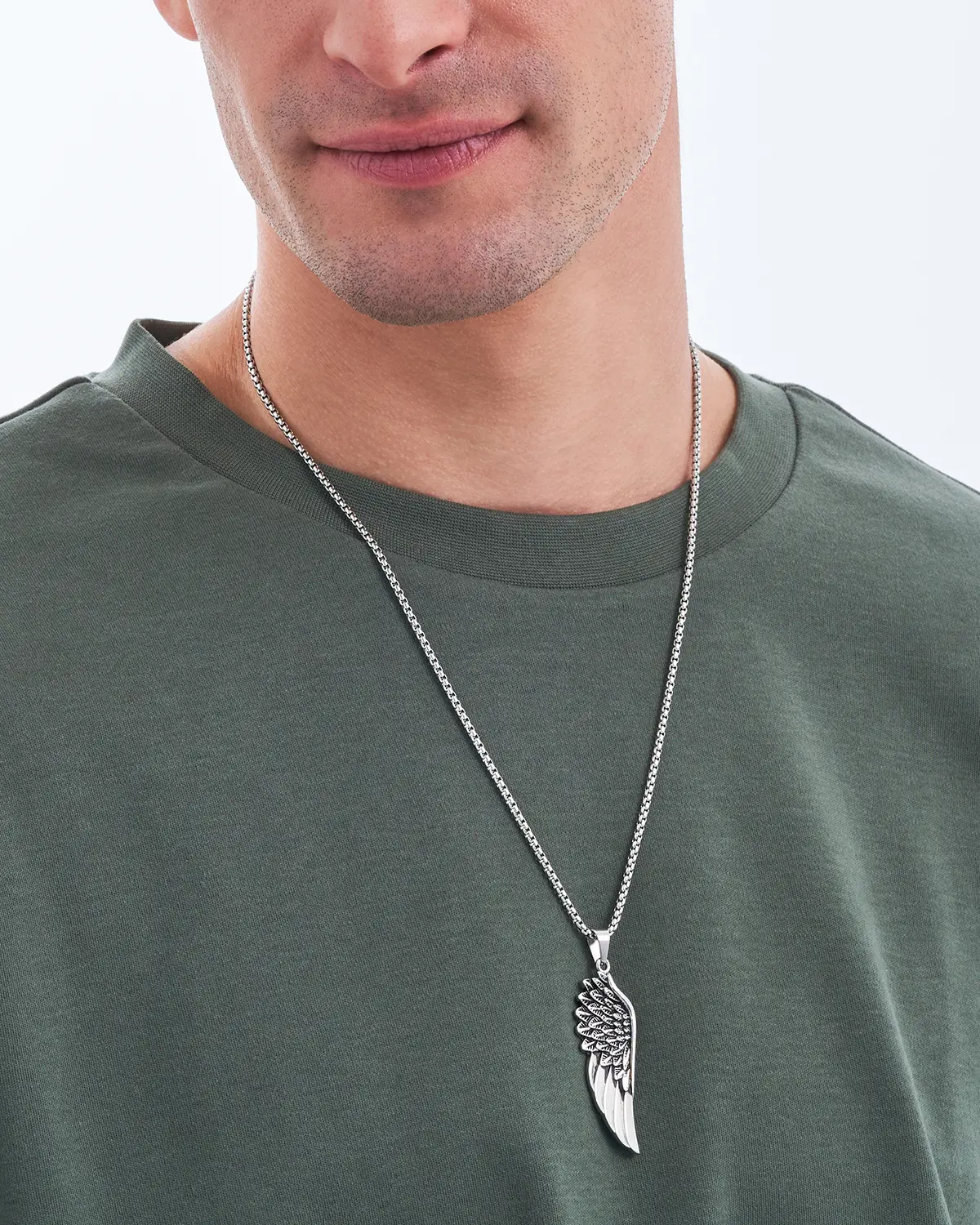 Collier pour homme - Silver Wings