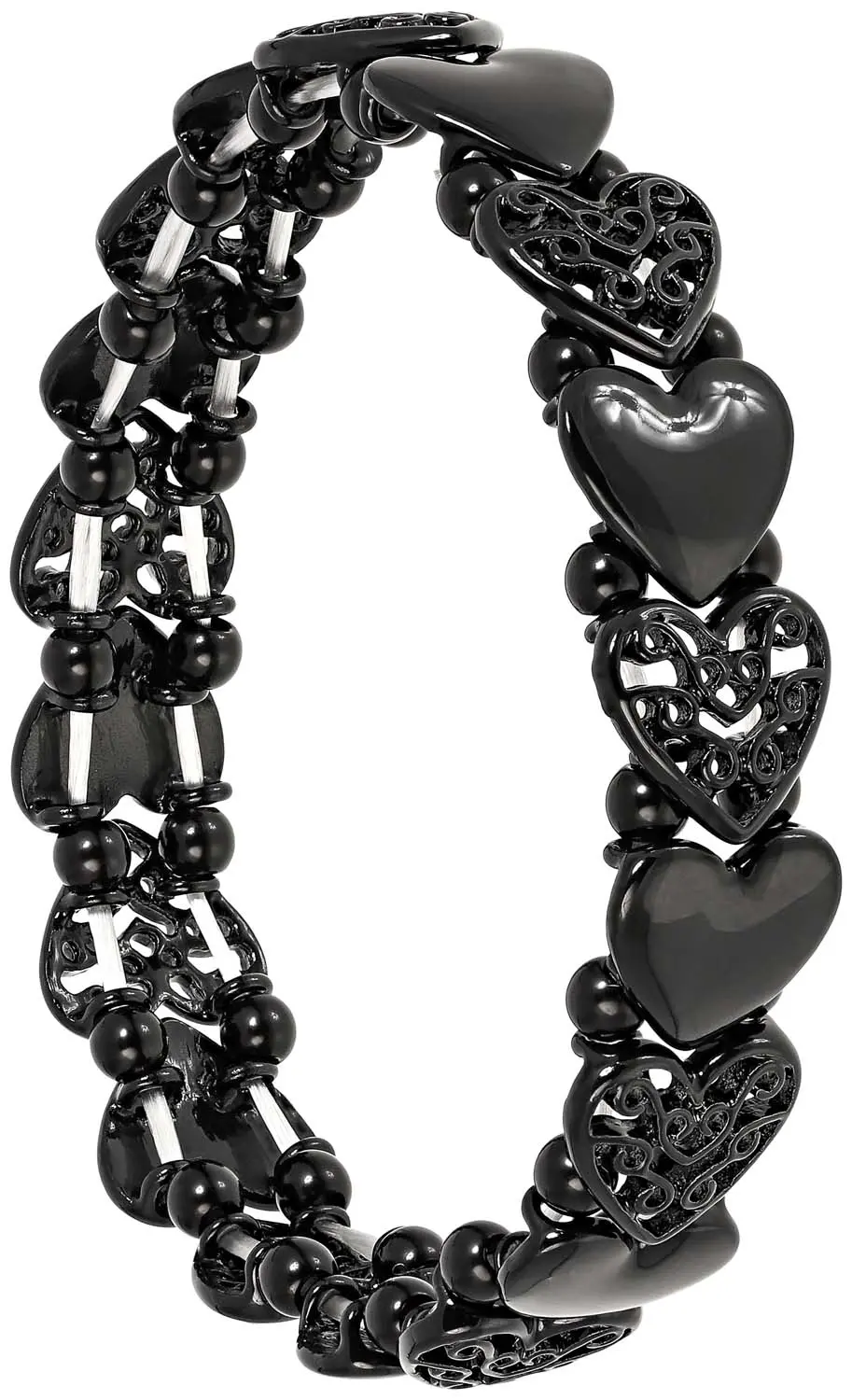 Bracelet - Black Hearts