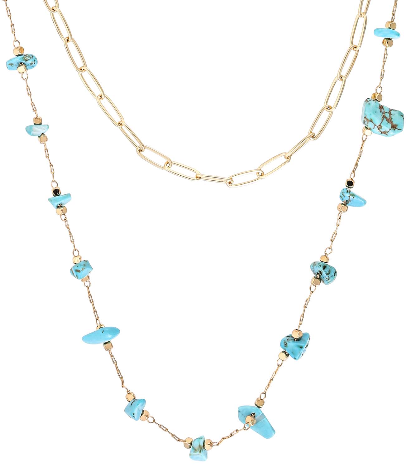 Set di collane - Shiny Turquoise