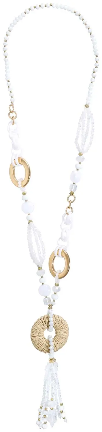 Kette - White Beads