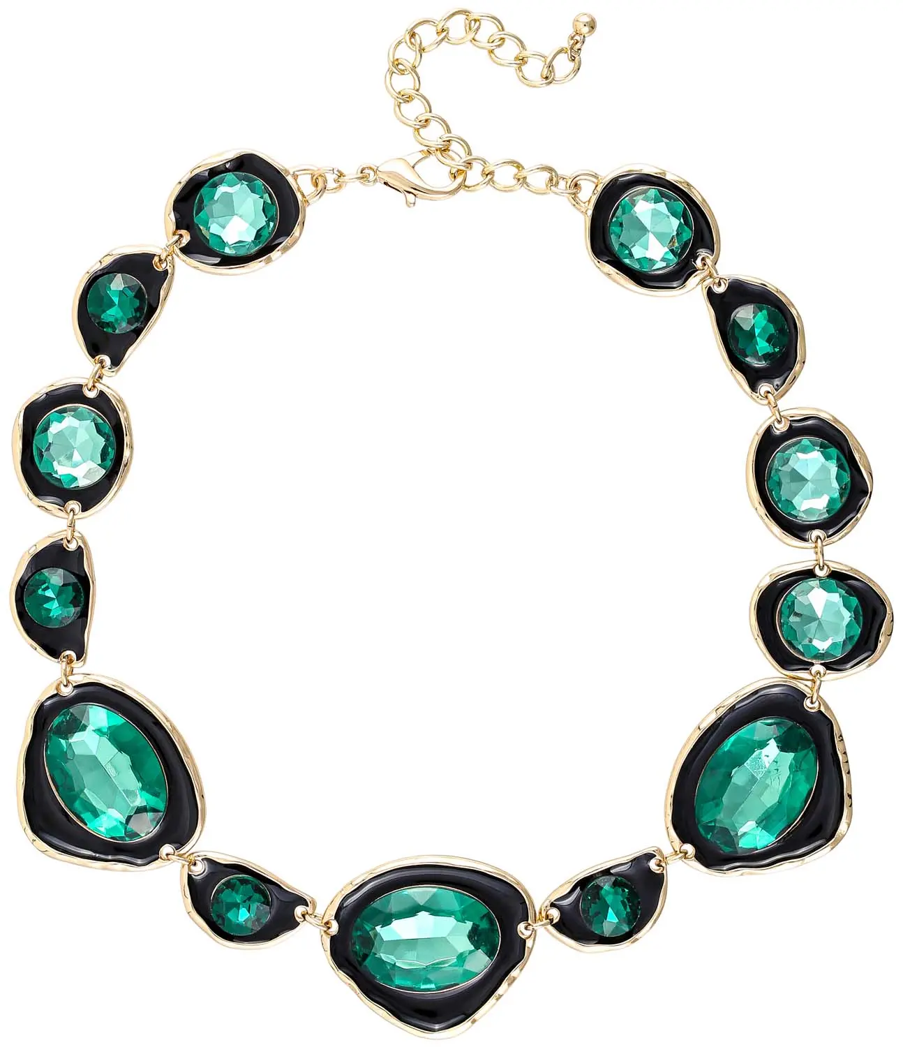 Collar - Asymmetrical Emerald