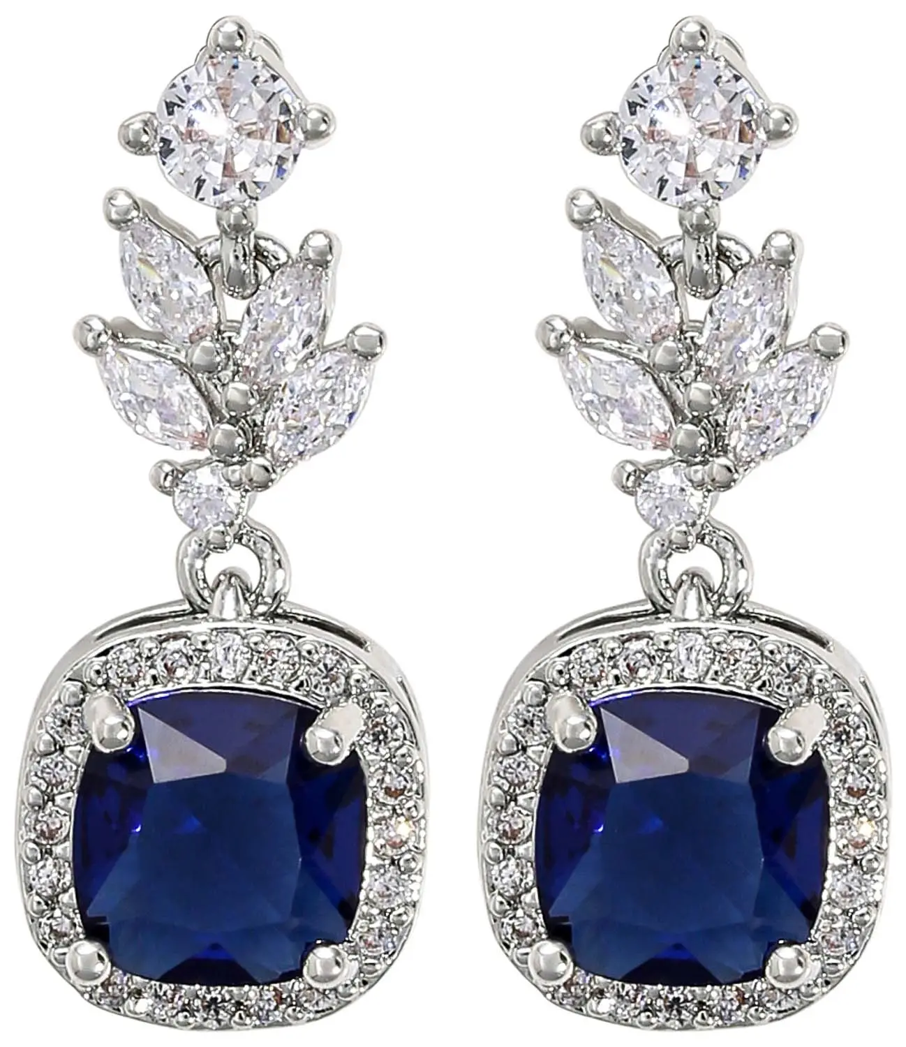 Clous d'oreilles - Floral Royal