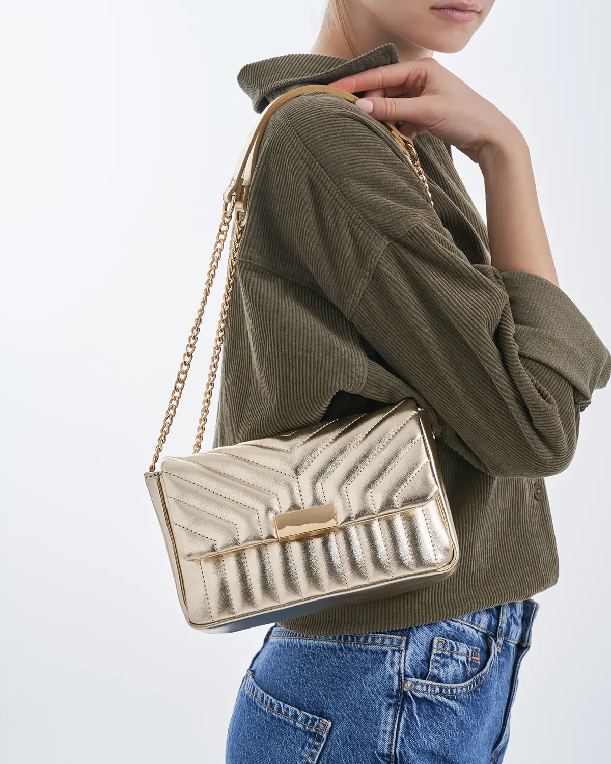 Tasche - Golden Metallic