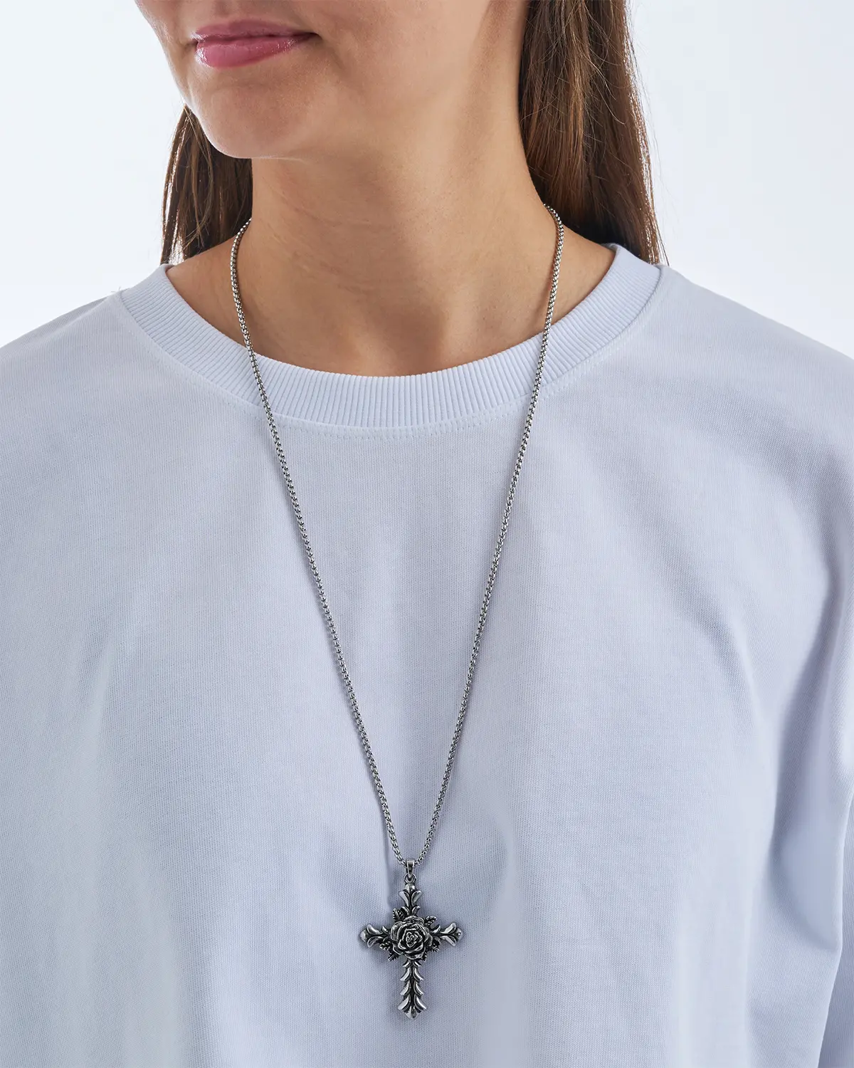 Collier - Silver Cross