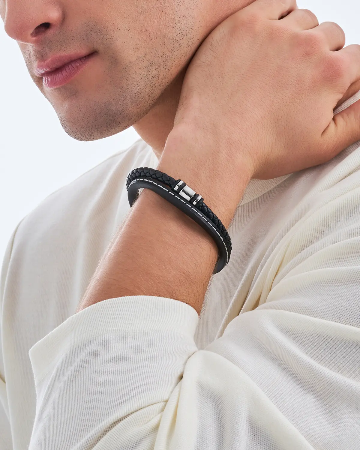 Herren Armband - Bold Black