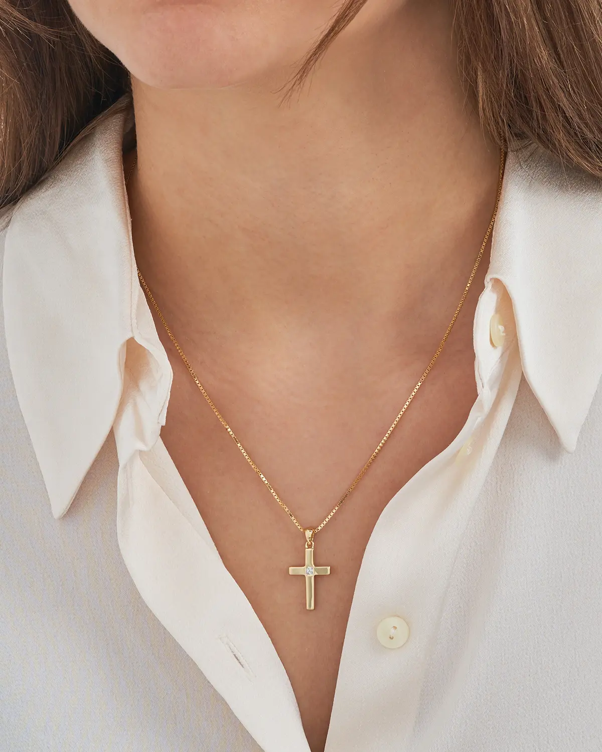 Collar - Shiny Cross No.1 