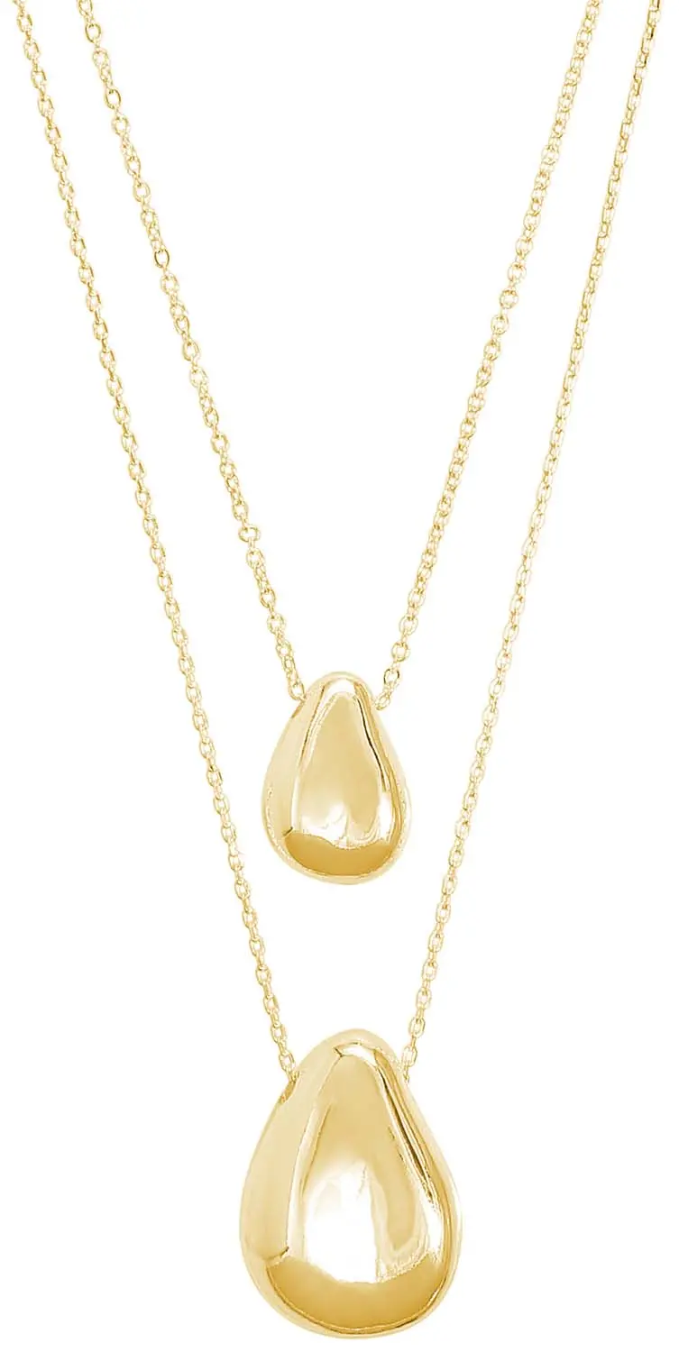 Layering ketting - Golden Drops