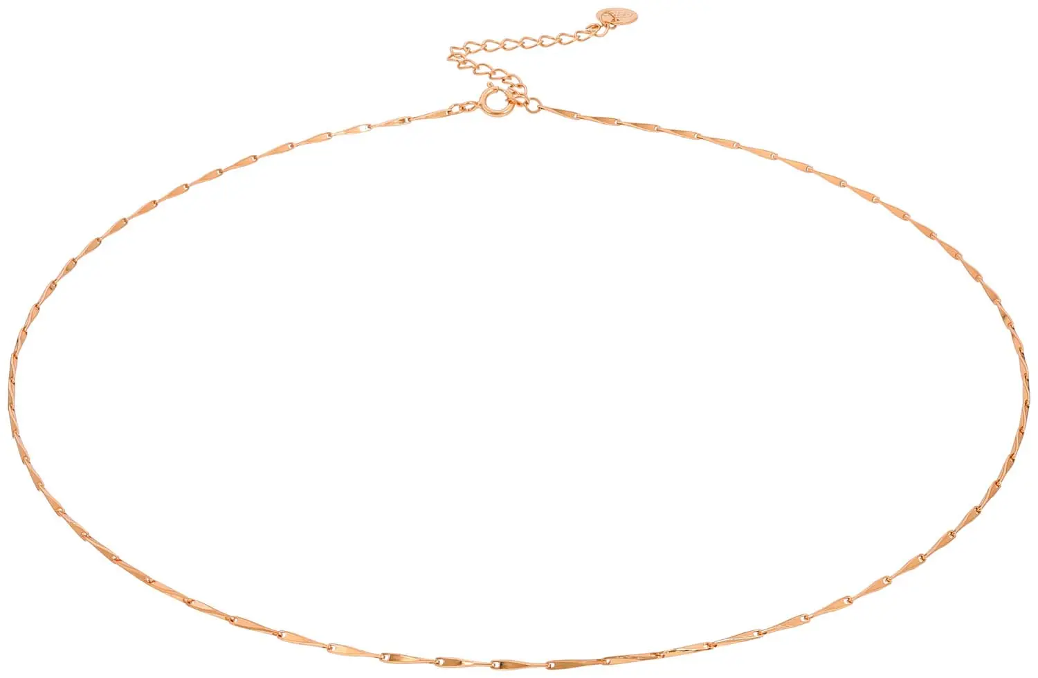 Collier ras du cou - Simple Rosegold