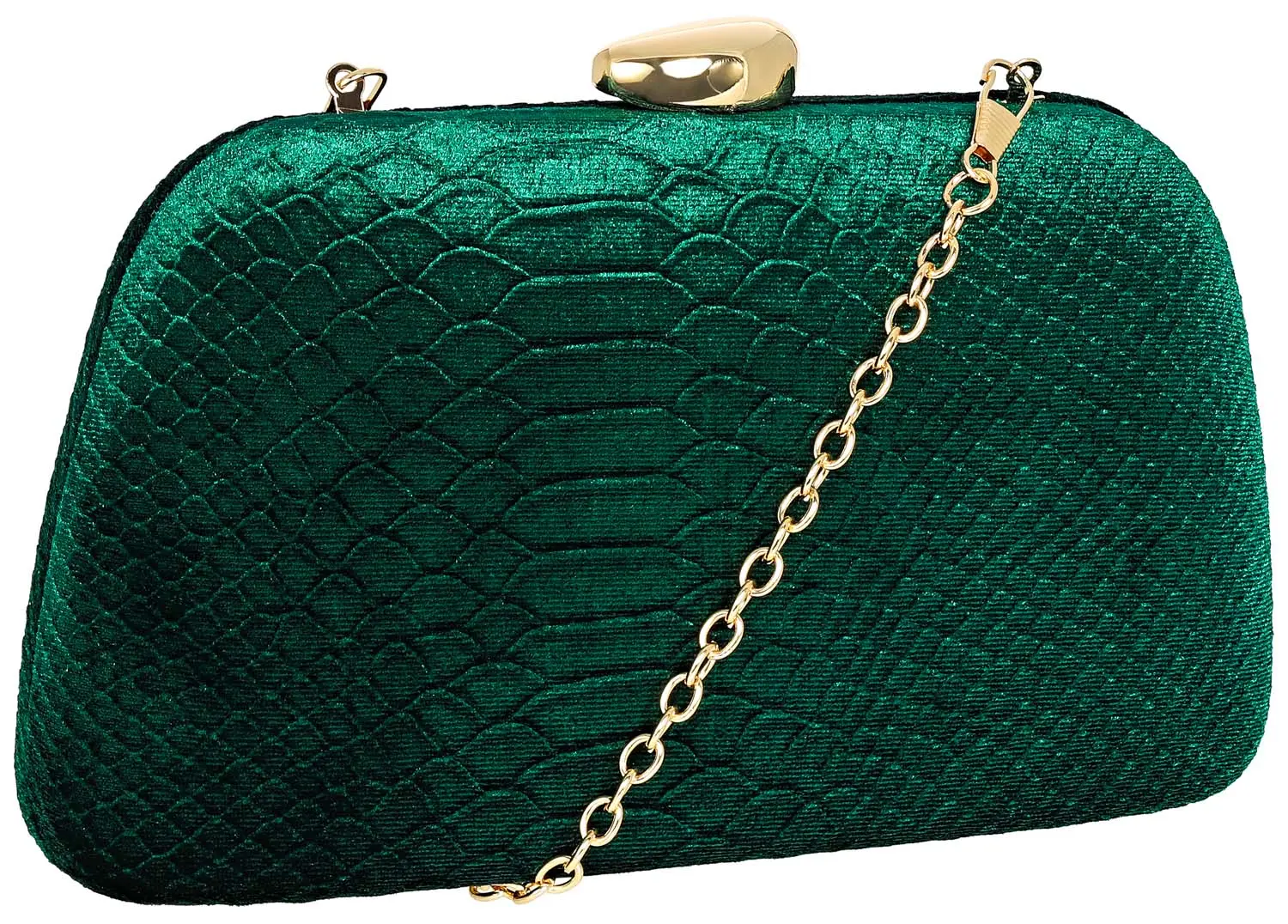 Clutch box - Emerald Velvet