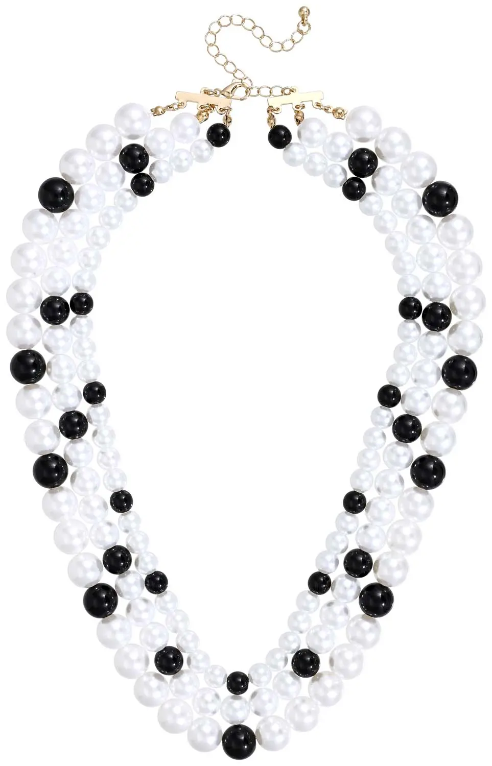 Collier multirangs - Vintage Pearls