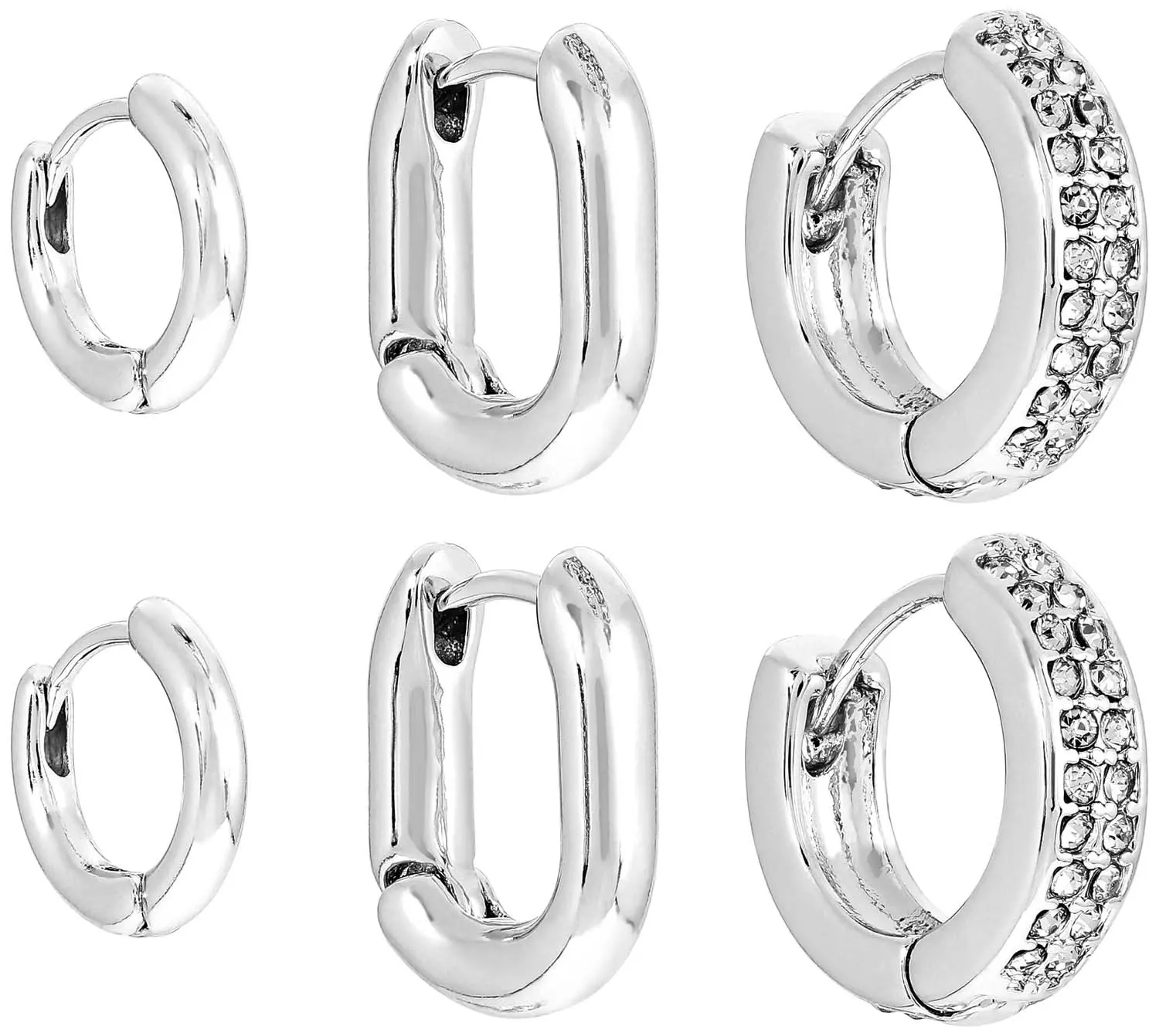 Set de aros - Perfect Silver