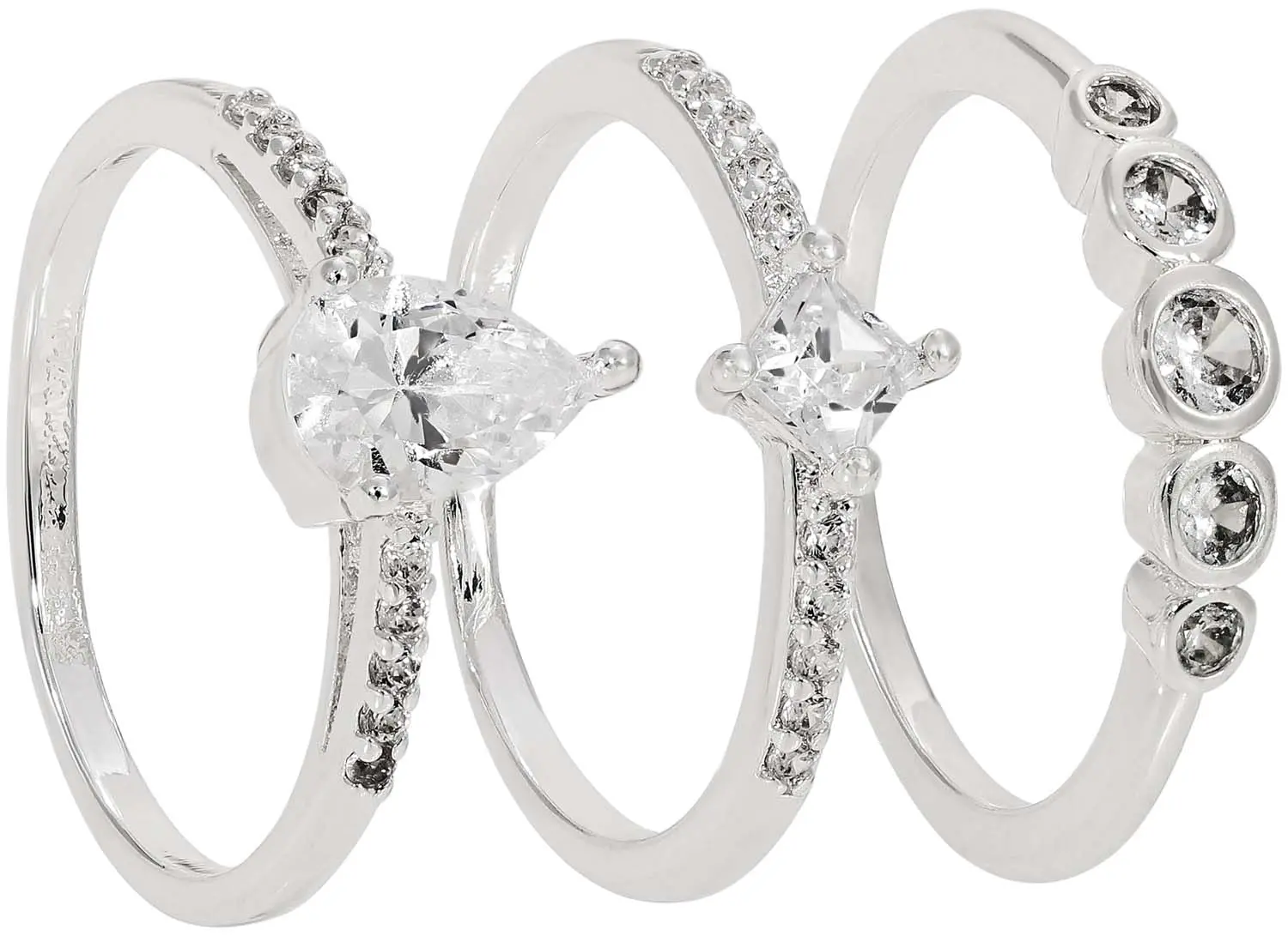 Ringen set - Silver Glow