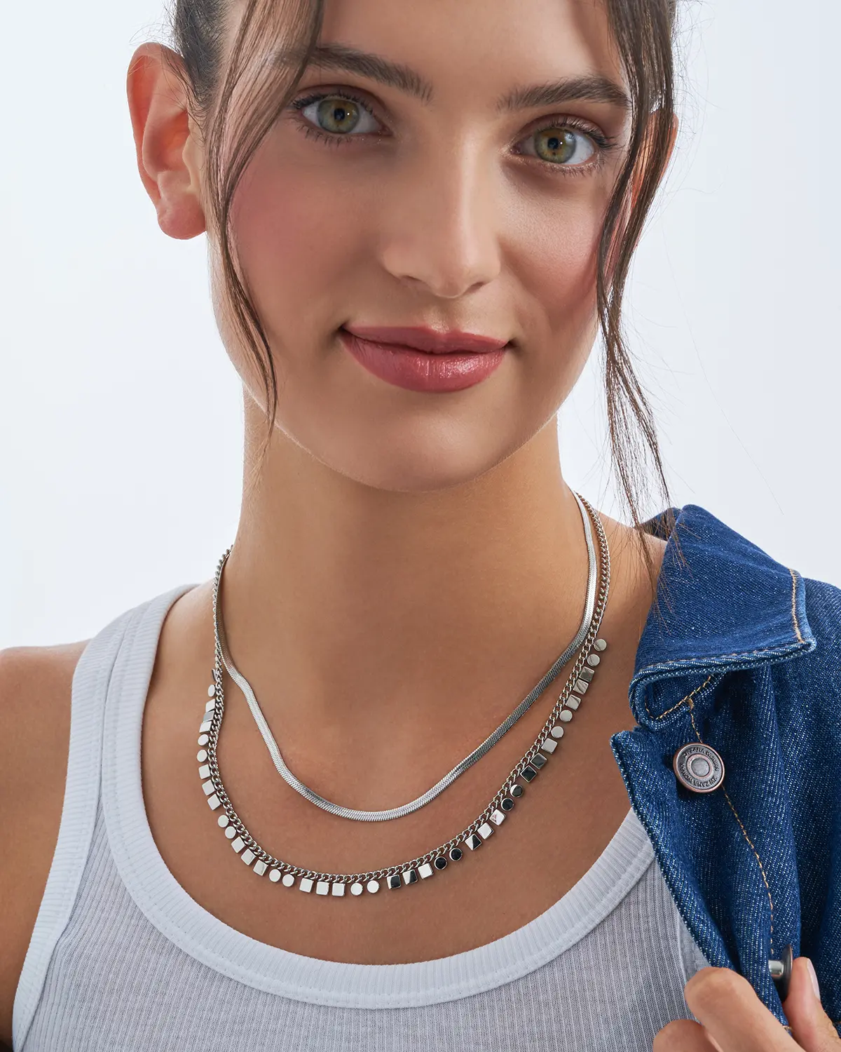 Layering Kette - Steel Shine