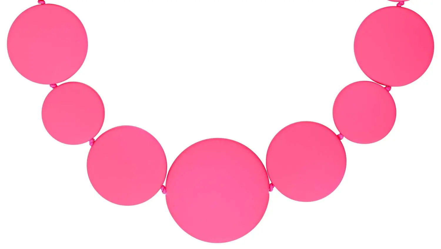 Naszyjnik - Pink Tiles