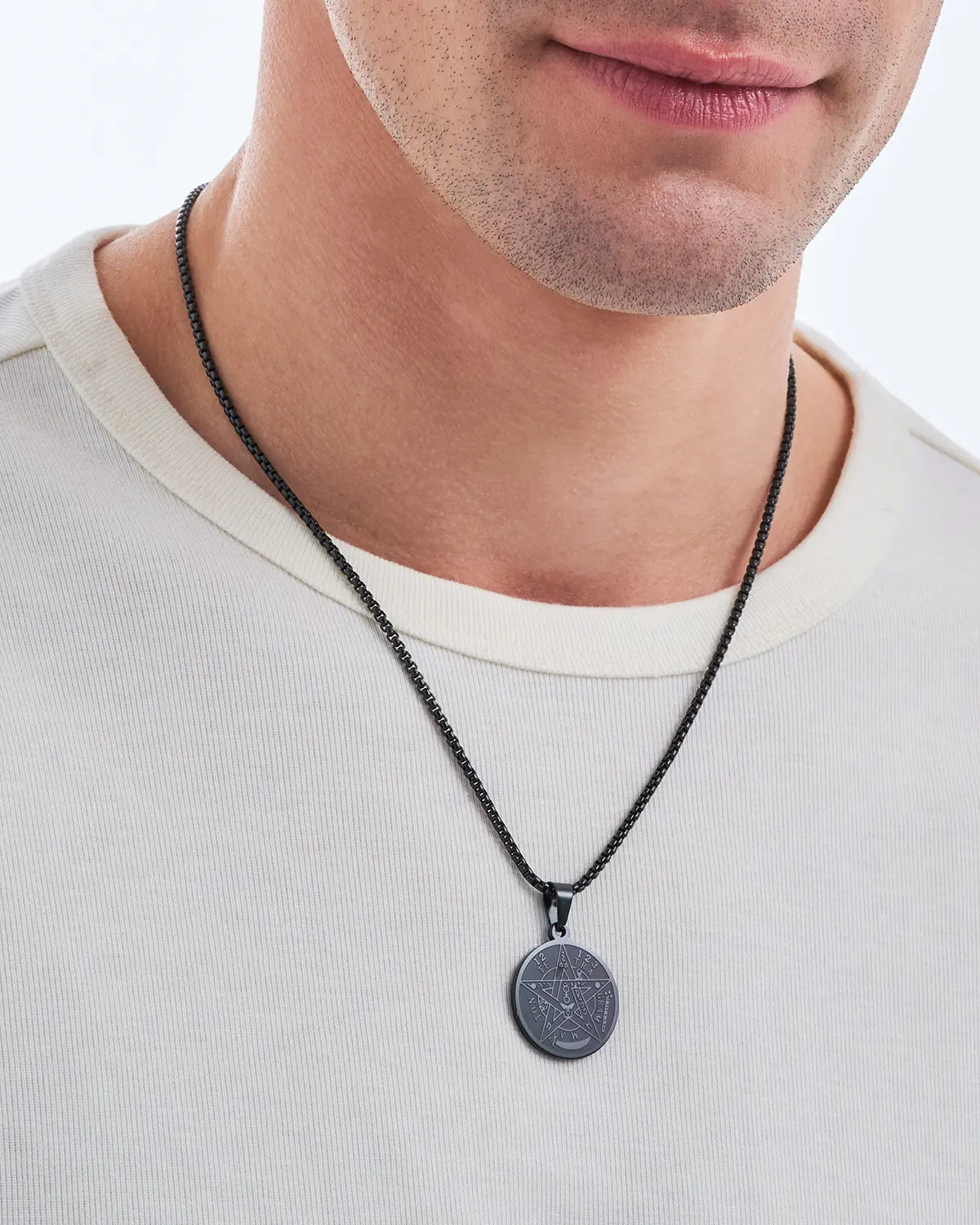 Herenketting - Black Amulet