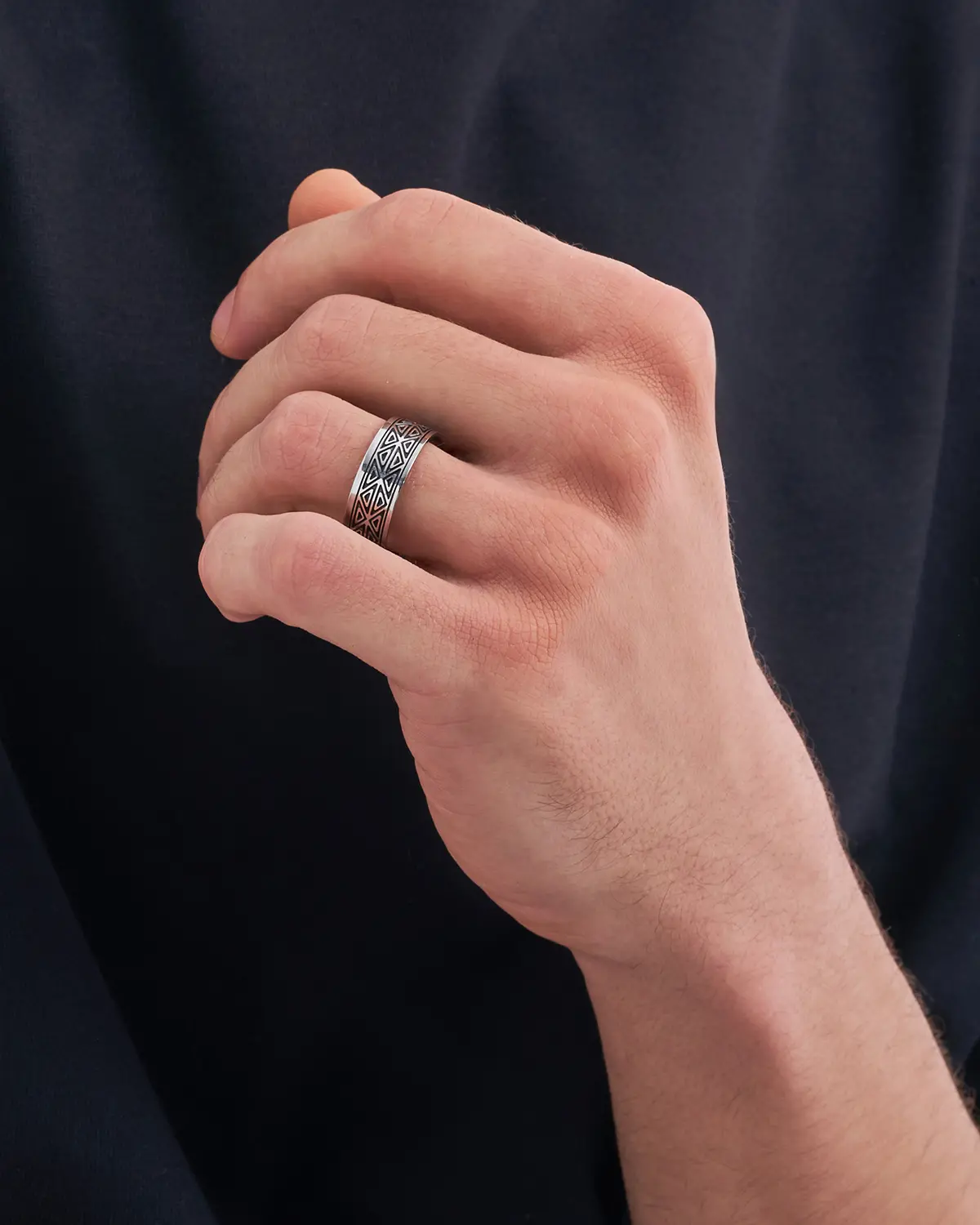 Herren Ring - Casual Silver